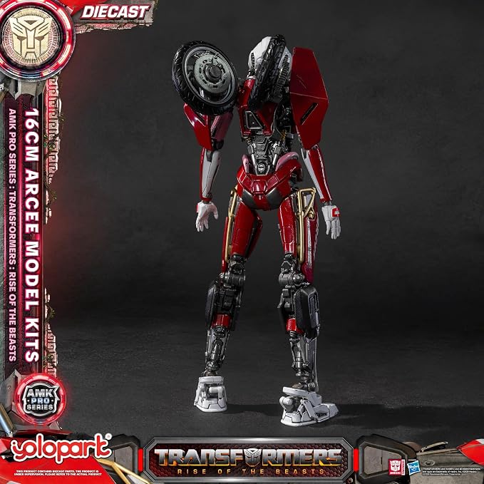 YOLOPARK Transformers Rise of The Beasts Acree Action Figure - Diecast Version,AMK PRO Series 5.9 Inch Highly Articulated Transformer Toys for Ages 15 and Up,No Converting