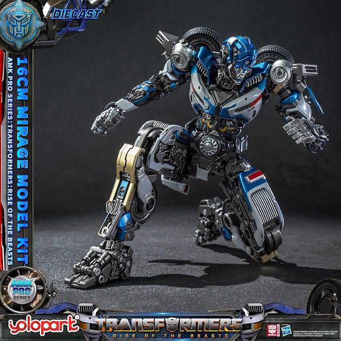 YOLOPARK Mirage Transformer Toys,AMK PRO Series Transformers:Rise of The Beasts Action Figure,Highly Articulated 6.3 Inch Model Kit for Ages 15 and Up,No Converting