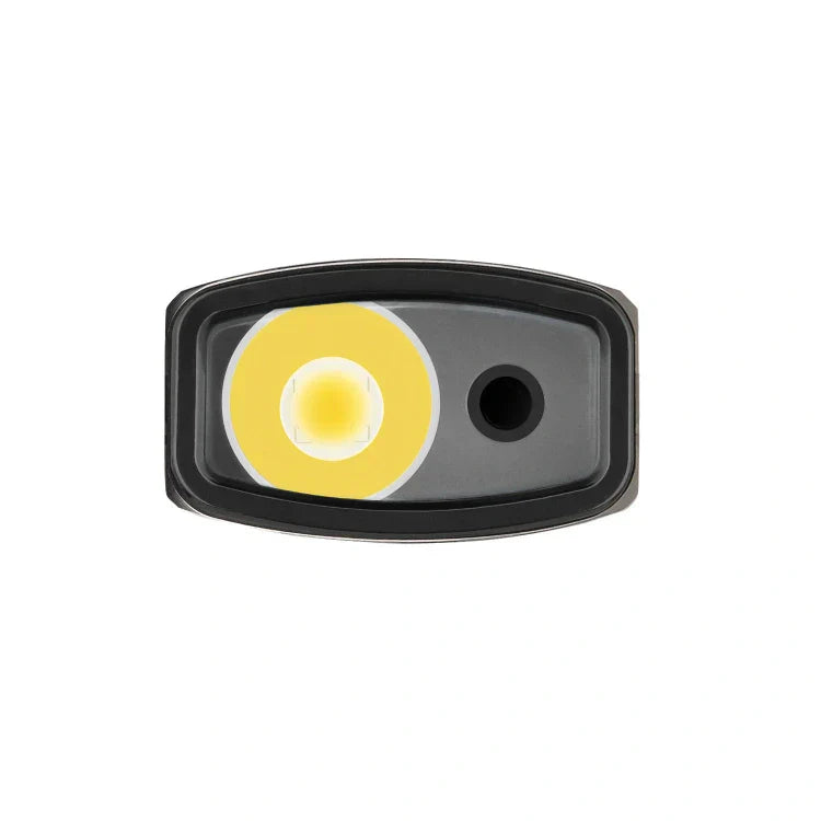 OLIGHT ARKFELDPWGMGCW Arkfeld Flat Flashlight with Green Laser & White Light - Pinwheel Gunmetal Grey