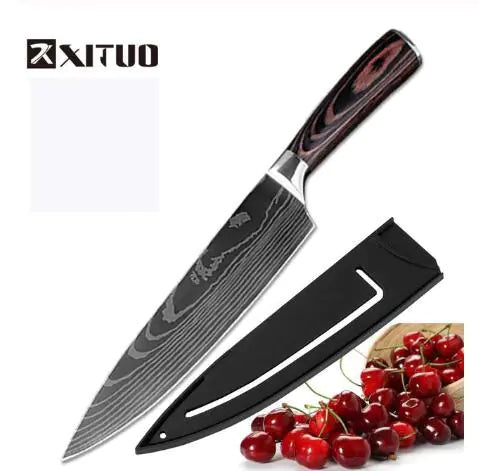 Ensemble Spécial Menuisier Set de 6 pièces Set de 8 pièces Couteau Couteau de Chef Couteau de cuisine Couteau de cuisine