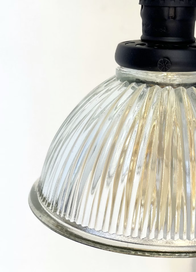 Glass Wall Sconce Light Fixture Factory Holophane Shade