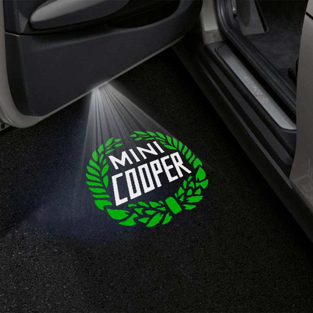 Mini Cooper 1st/2nd/3rd Gen Premium Door Puddle Lights Various Designs 2001–2023