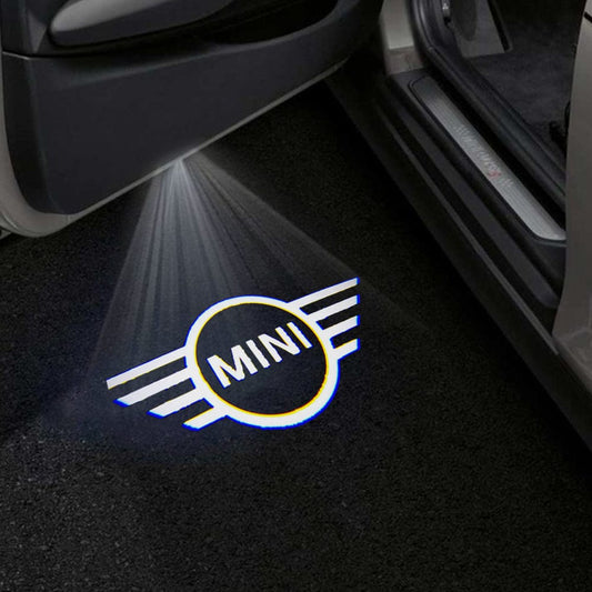 Mini Cooper 1st/2nd/3rd Gen Premium Door Puddle Lights Various Designs 2001–2023